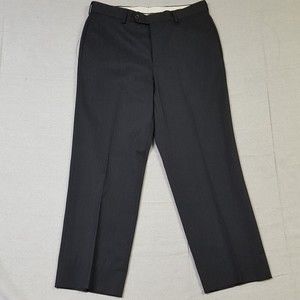 Brooks Brothers Madison Slacks Pants Mens Size 33 x 30 Gray Wool